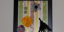 Hair Bow Organizer with Bows