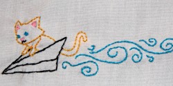 Finished embroidery