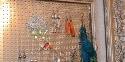 finished earring hanger