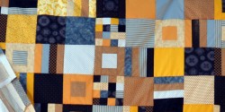 detail of (not) purdue quilt
