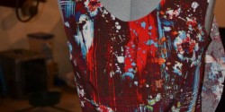 pieces on dressform