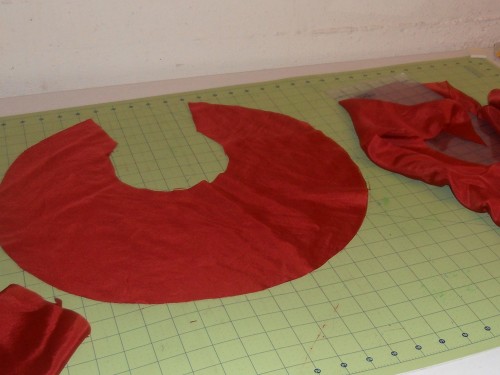 fabric cut out