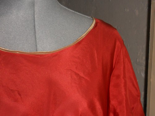neck detail on blouse