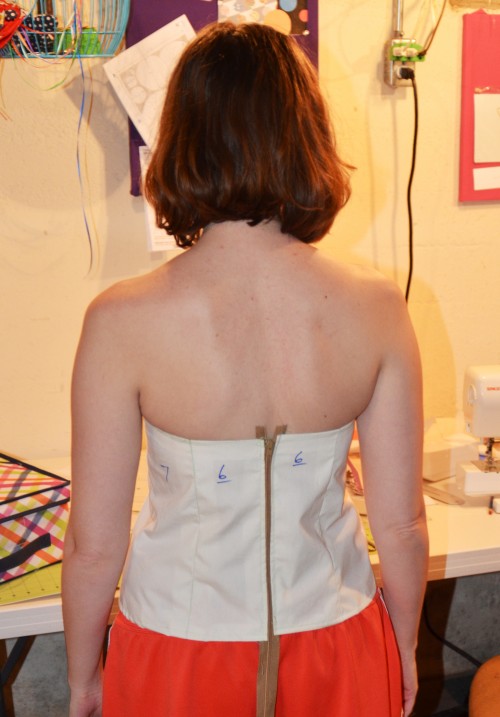 back of second muslin