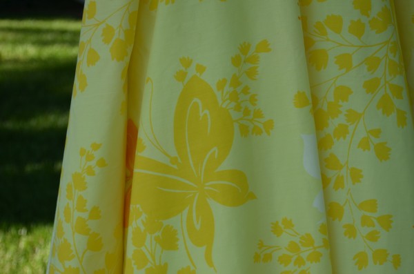 butterfly dress fabric