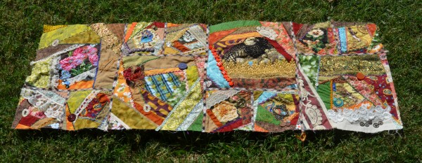 Steampunk Crazy quilt row