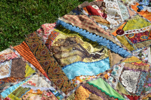 Steampunk Crazy Quilt Closeup