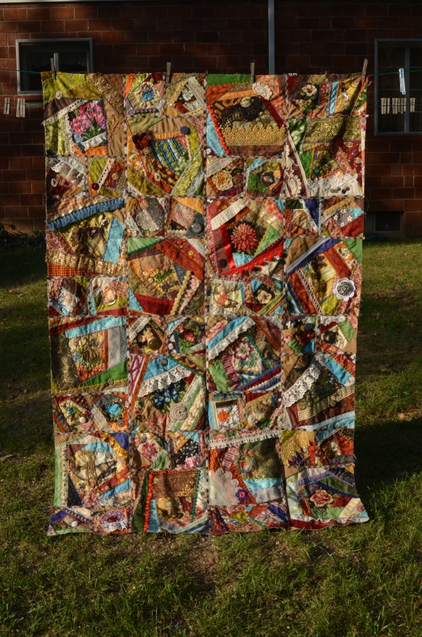 steampunk crazy quilt