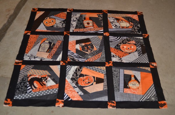 spooktacular quilt top