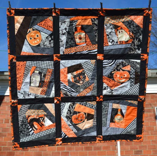 Finished Halloween Quilt