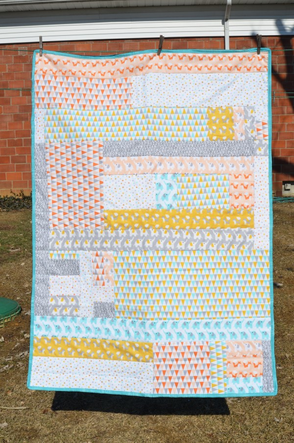 Improv Fanfare Quilt