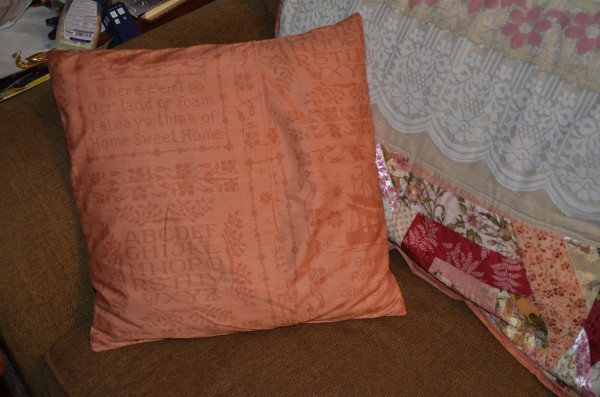 valentine pillow back