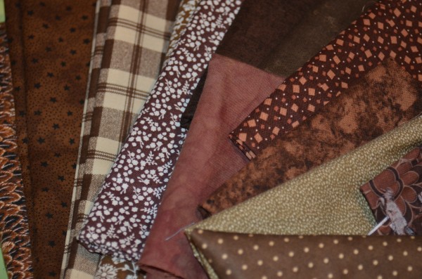 brown fabrics