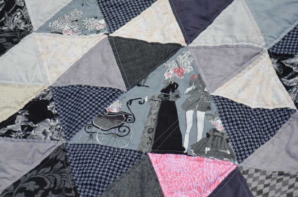 triangle quilting detail