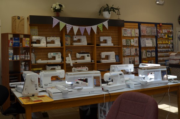 sewing machines at Let's Sew
