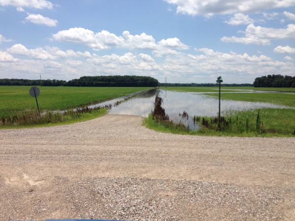 flooded roads