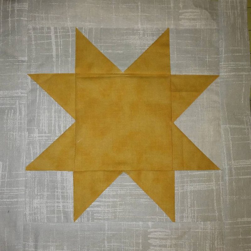 duck quilt star block