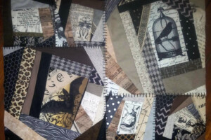 spooky crazy quilt section