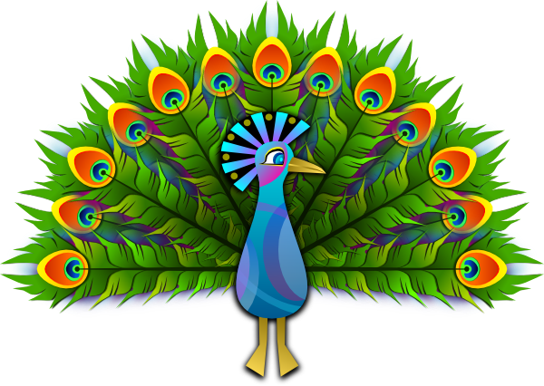 peacock party icon