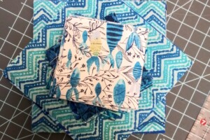 blue fabric for baby communique quilt