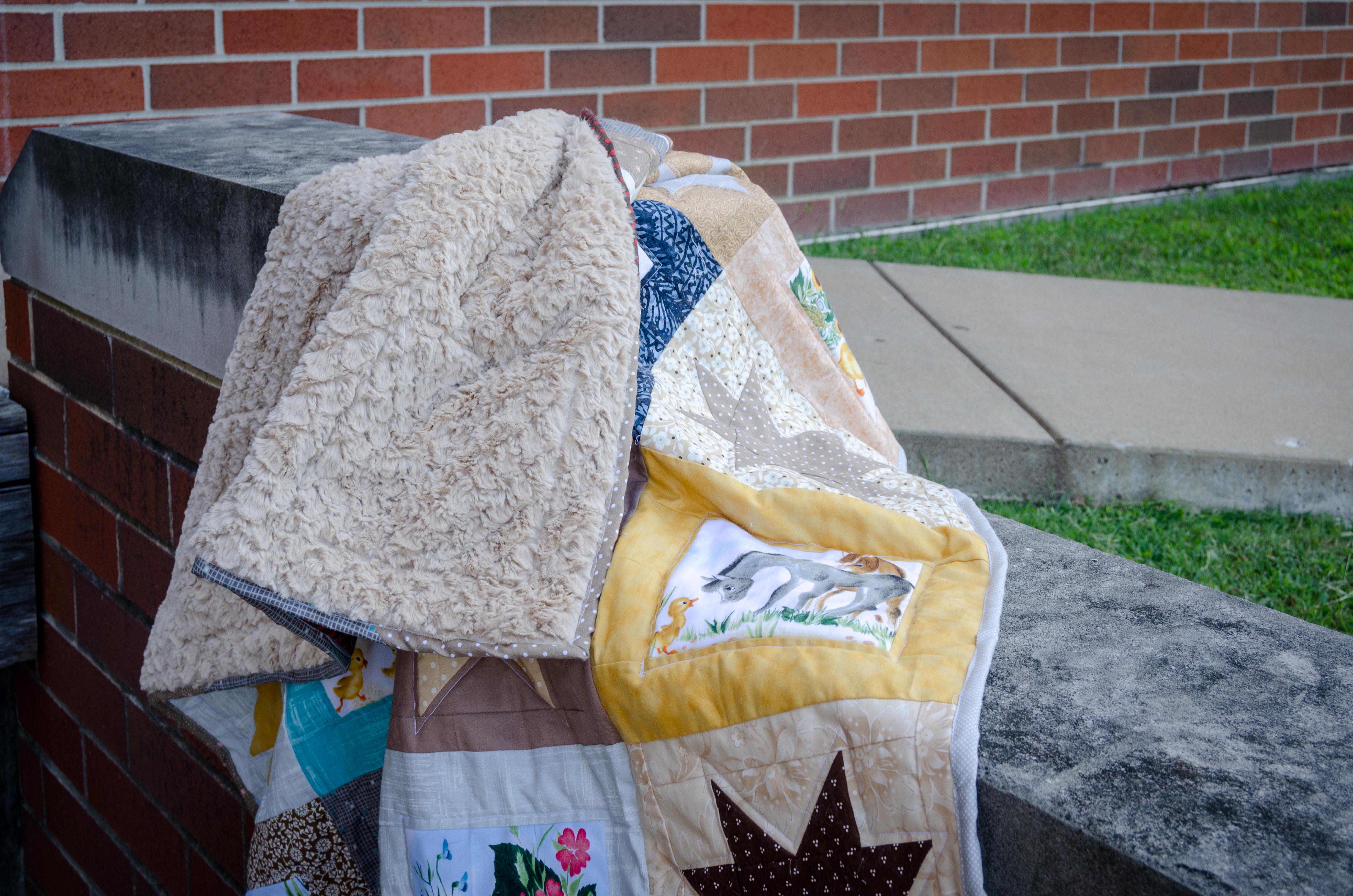 fuzzy duckling quilt