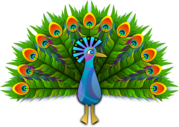 peacock party icon