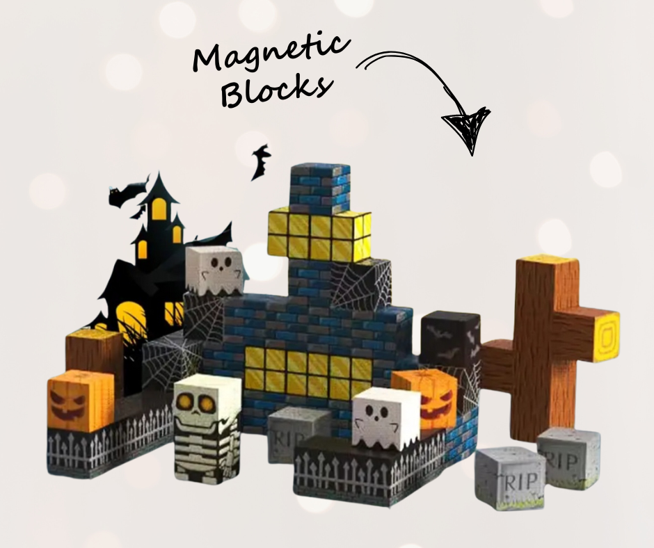 halloween magnetic blocks